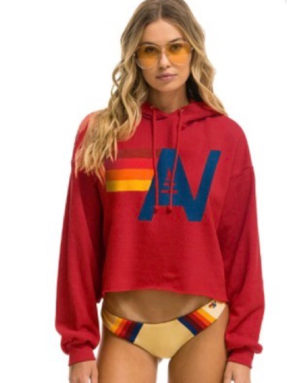 Aviator Nation cropped hoodie